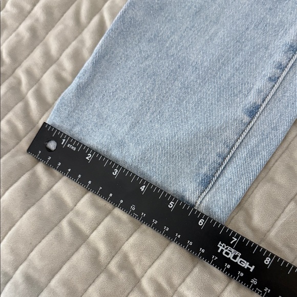 PacSun High Rise Light Wash Straight Leg Jeans Y2K - Size 26 - Picture 7 of 8